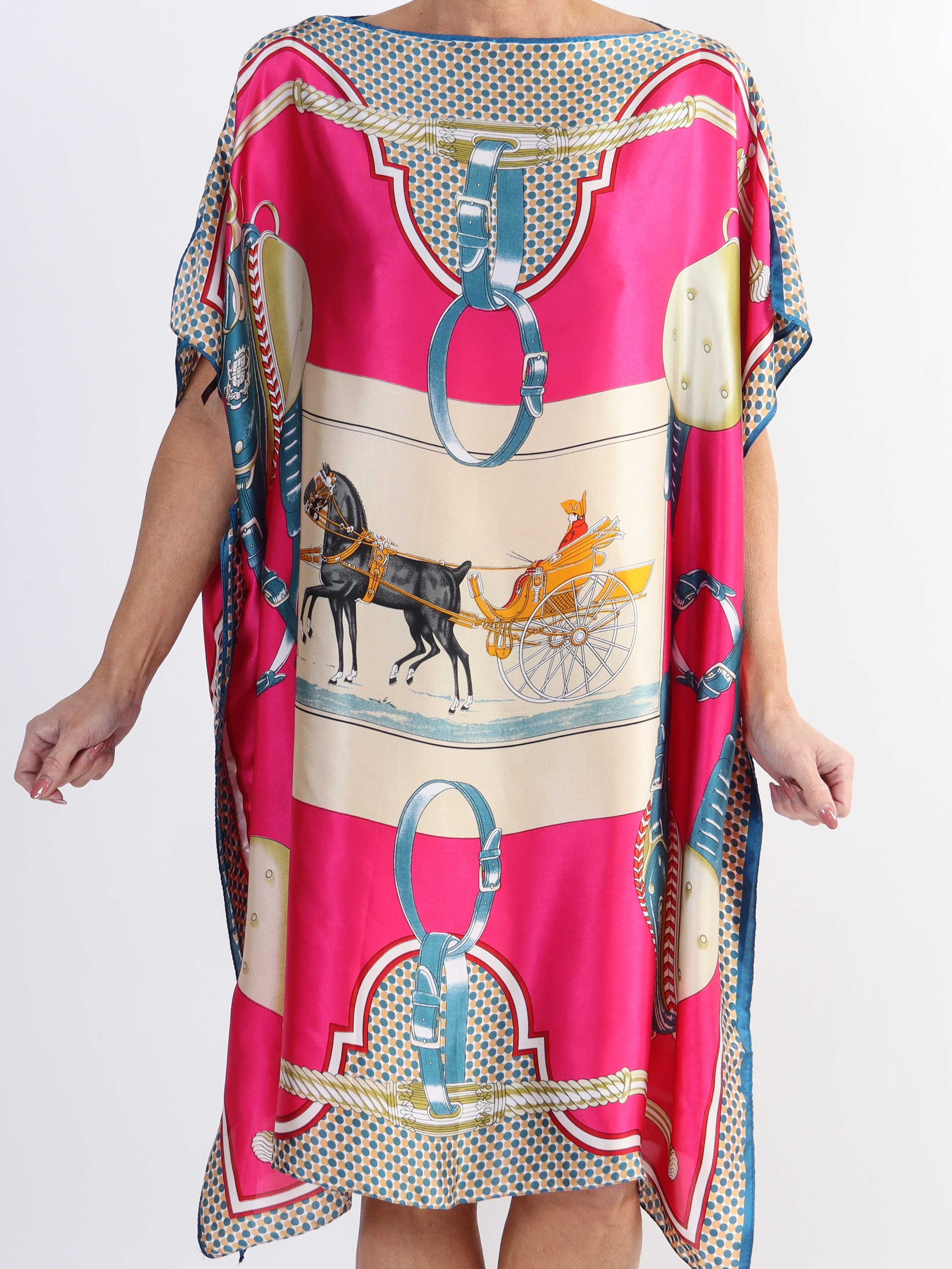 Emily - Let og luftig plus size tunika i viskose og silke